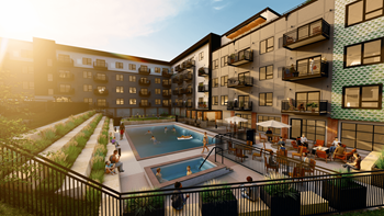 Amenity deck pool